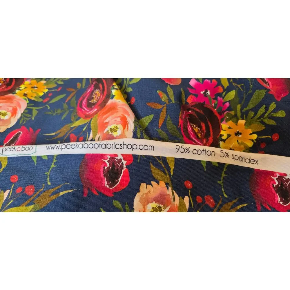 1 Yard 30 Inches Floral Fabric
